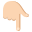 :backhand_index_pointing_down_light_skin_tone: 👇🏻