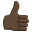 :thumbs_up_dark_skin_tone: 👍🏿