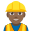 :construction_worker_medium-dark_skin_tone: 👷🏾