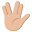 :vulcan_salute_medium-light_skin_tone: 🖖🏼