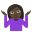 :woman_shrugging_dark_skin_tone: 🤷🏿♀
