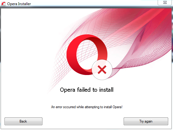 Opera Failed To Install Opera Forums