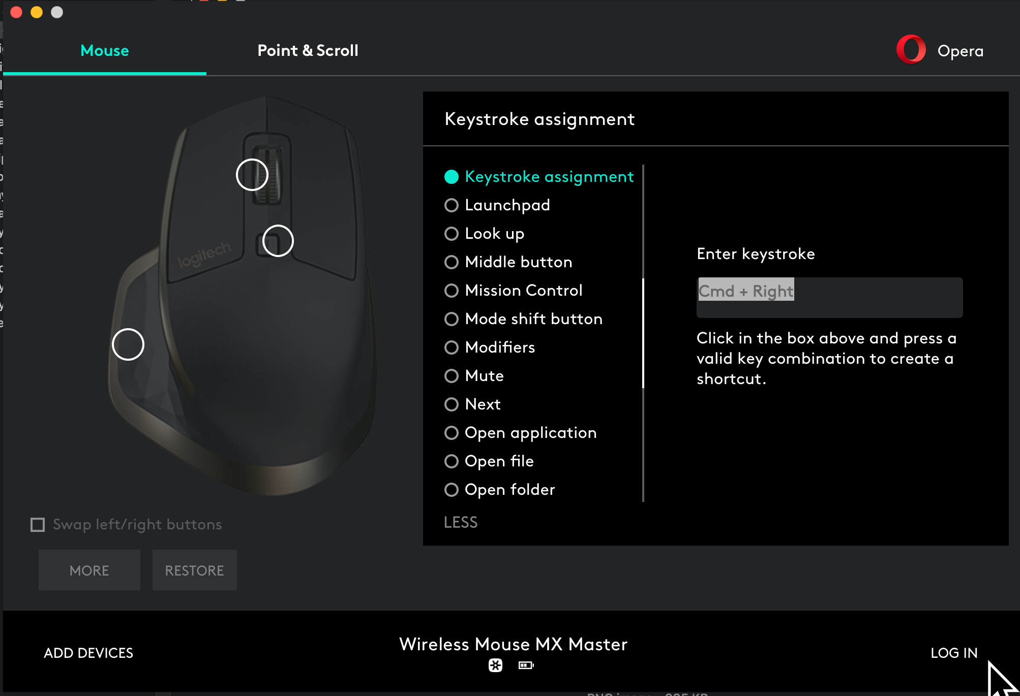 logitech mx master 3 mission control not working