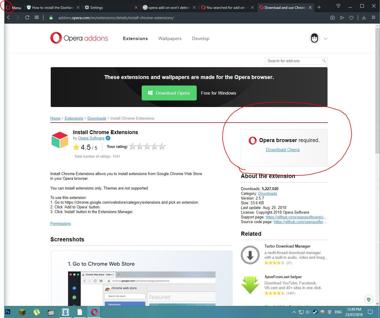 Opera addons deals