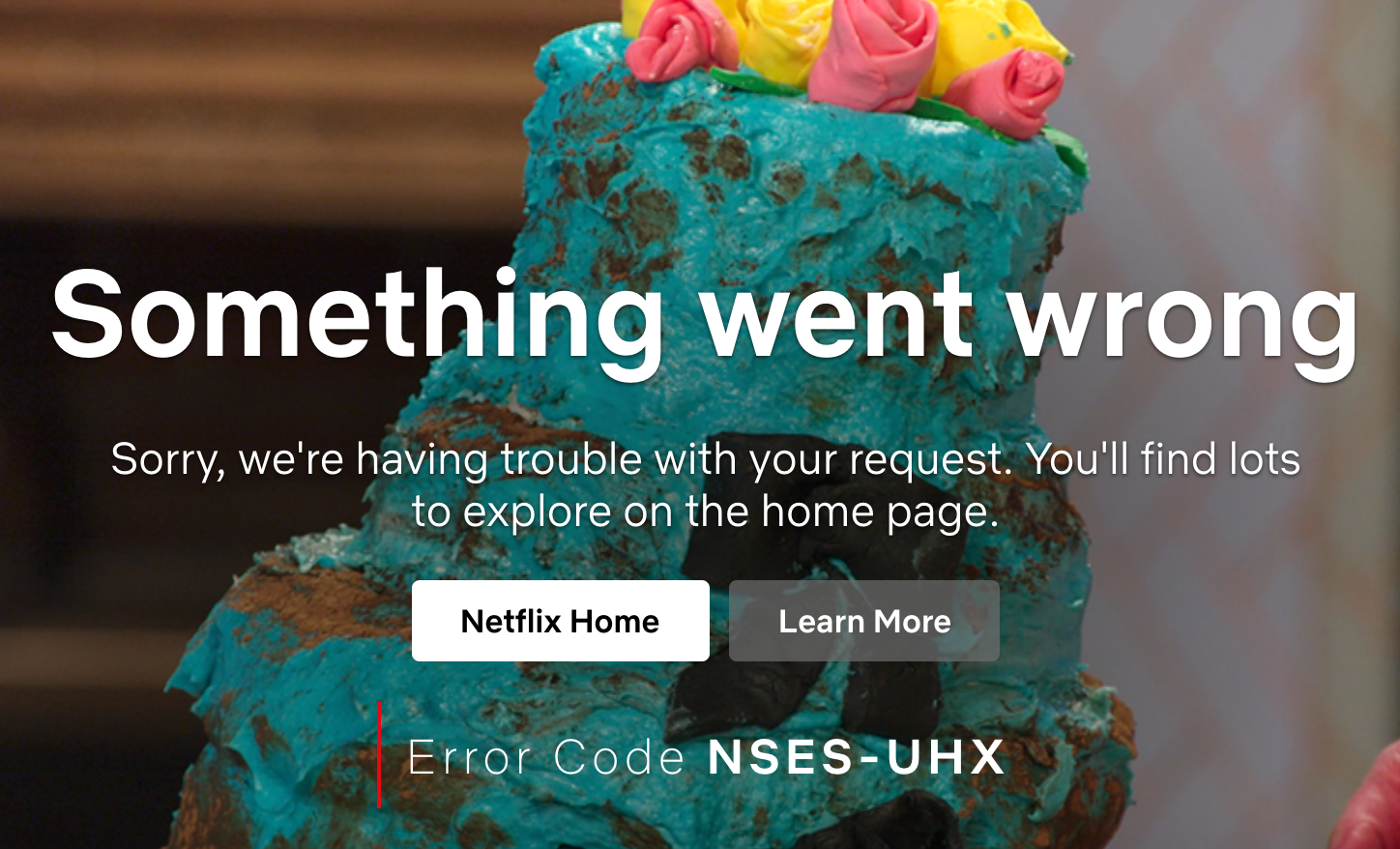 Netflix error: NSES-UHX