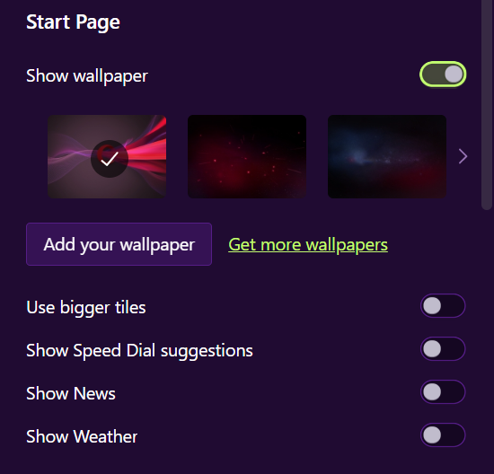 Set desktop wallpaper as opera GX wallpaper | Opera forums