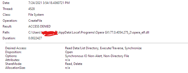 Duplicated]opera.exe unable to start correctly due to Error Oxc0000022