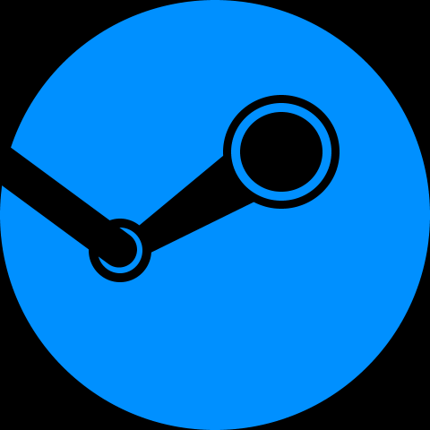 steam icon blue
