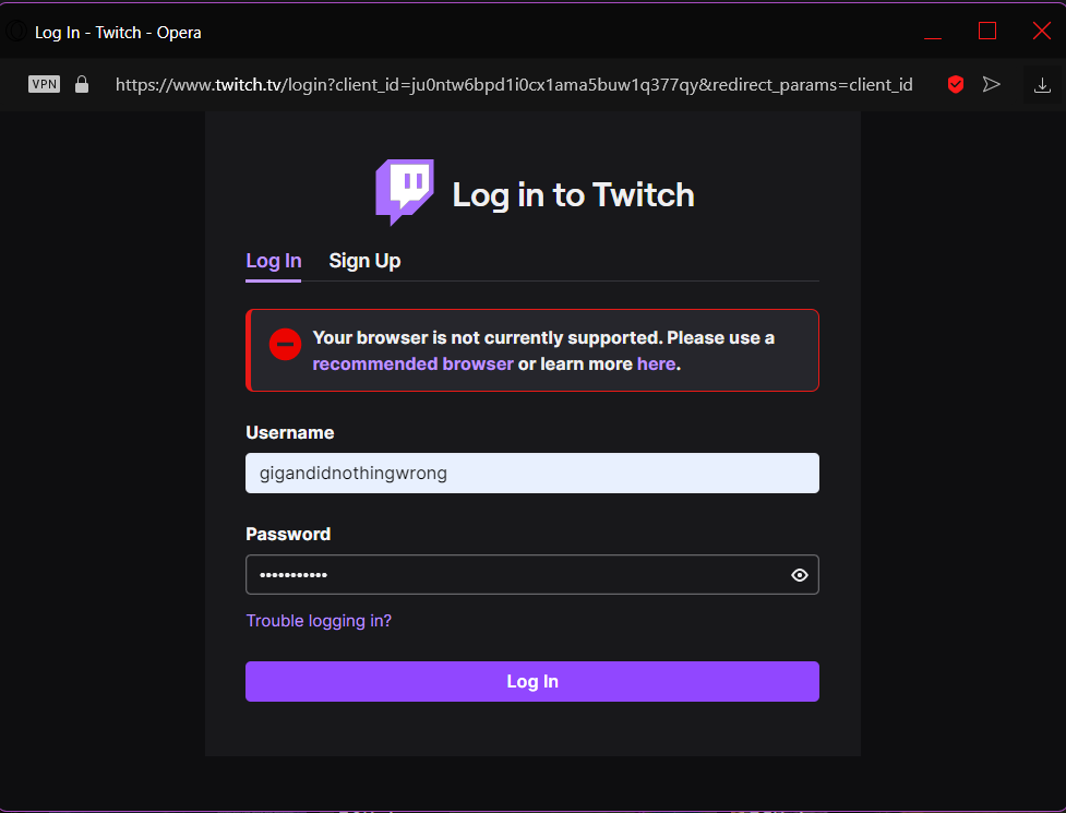 Twitch integration no longer supported? : r/OperaGX