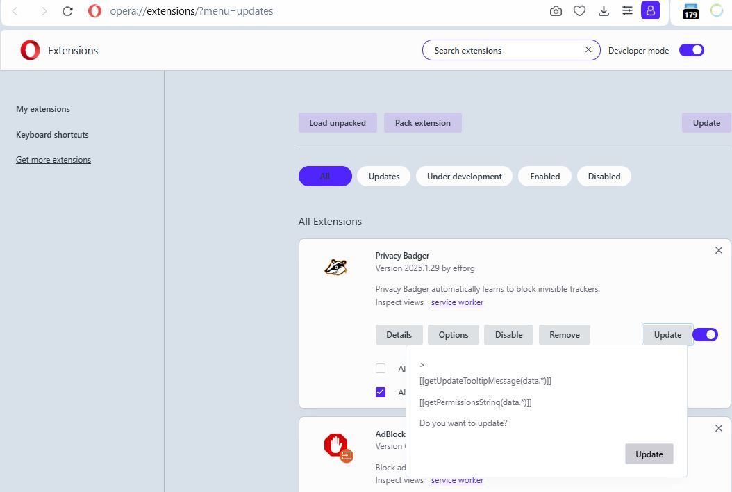 Opera Privacy Badge update not working.JPG
