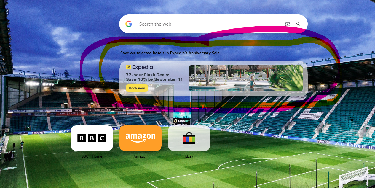 Expedia Advert on Opera.png
